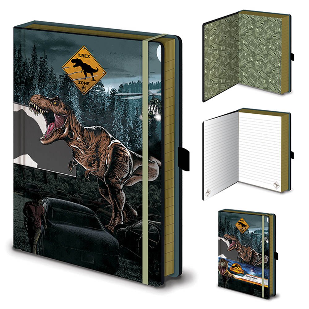 JURASSIC WORLD ジュラシックワールド (公開 10周年 ) - Dominion / Drive In / Premium A5 / ノート・メモ帳 - PGS